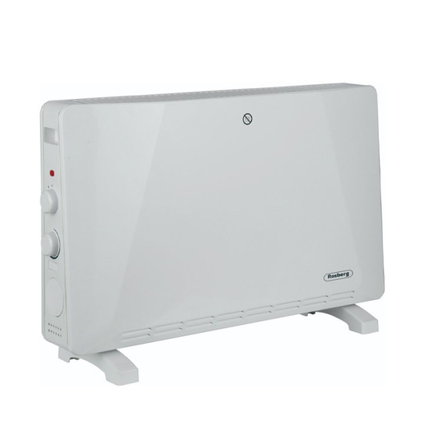 Конвекторна печка Rosberg R51974E, 2500W, До 20м², Бял