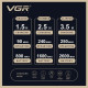 Машинка за подстригване VGR V-642, 3 в 1, Златиста