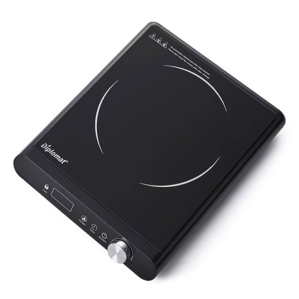 Котлон керамичен Diplomat DGC-B1822K, 2000W, LED дисплей, черен