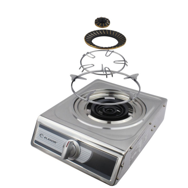 Единичен газов котлон ELEKOM В-1, Нисък разход, Стабилно иноксово тяло