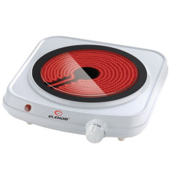 Електрически единичен котлон Elekom ЕК-59,1250W, бял