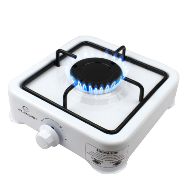 Единичен газов котлон ELEKOM ЕК-G1 W, 2.44kWh, бял
