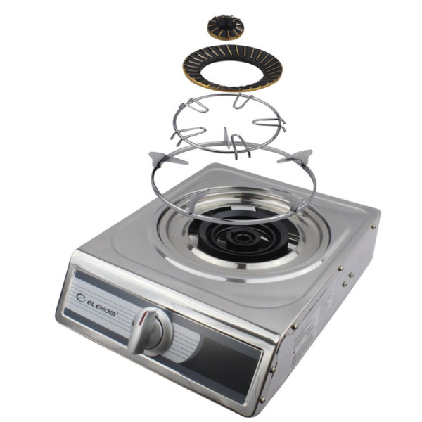 Газов котлон Elekom EK Z1, Мощност 4,3 kW,Стабилно иноксово тяло със защита