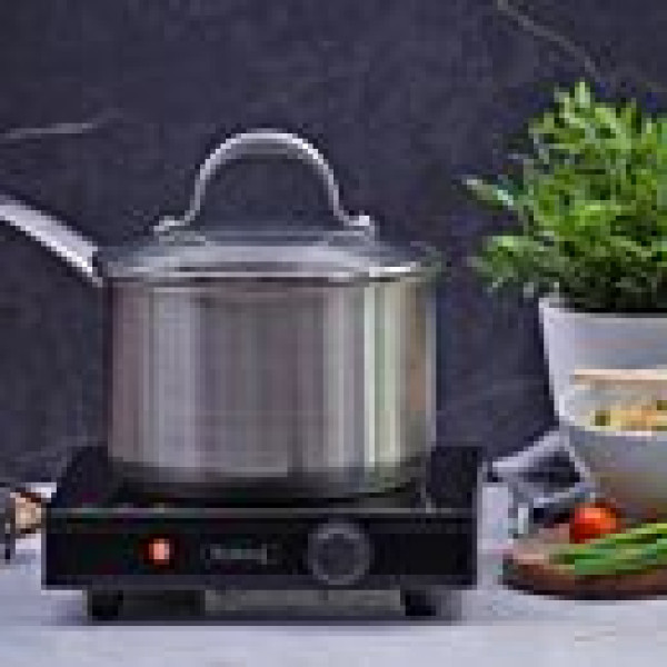 Керамичен котлон Rosberg 51445DB, Инфрачервен, Термостат, Черен