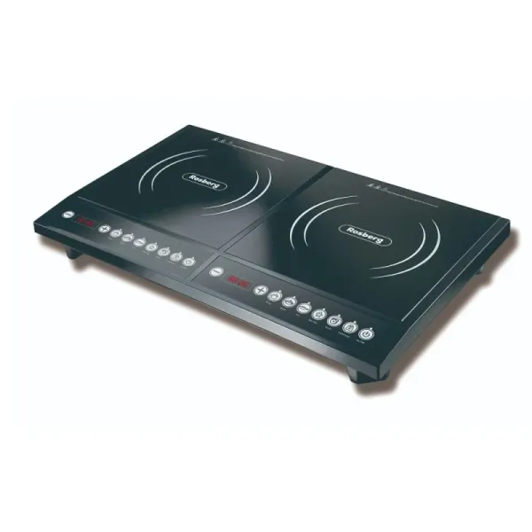 Двоен индукционен котлон Rosberg R51445JD,черен