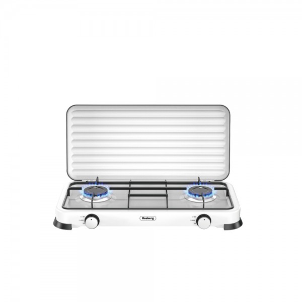 Двоен газов котлон с капак Rosberg R51454D2