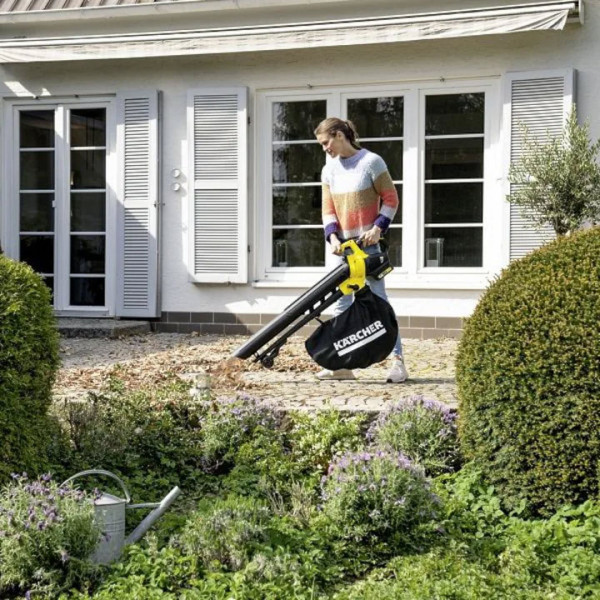 Уред за издухване и събиране листа Karcher BLV 18-200 без батерия 