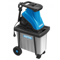 Електрическа дробилка за клони RAPTER RRHQ ESH-101, 2500W, Ø40 мм, Кош 55 L