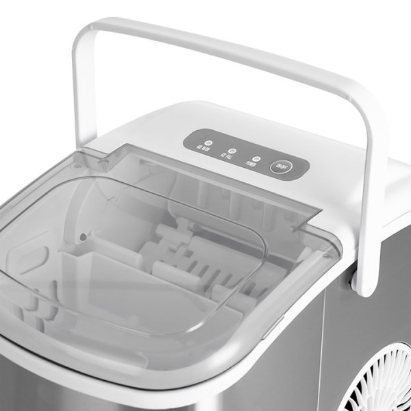 Ледогенератор LEXICAL LIM-6102, Резервоар за вода – 1.2 литра,Сребрист