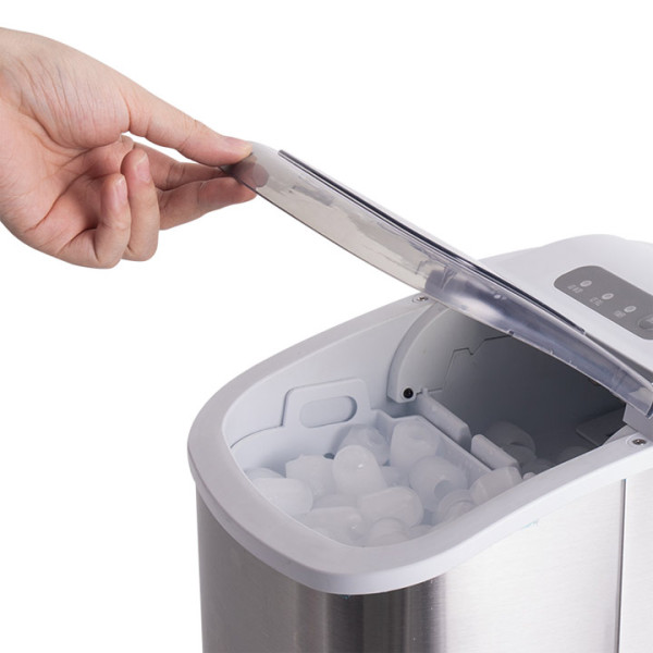 Ледогенератор LEXICAL LIM-6102, Резервоар за вода – 1.2 литра,Сребрист
