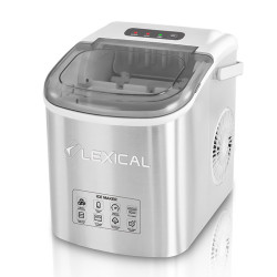 Ледогенератор LEXICAL LIM-6102, Резервоар за вода – 1.2 литра,Сребрист