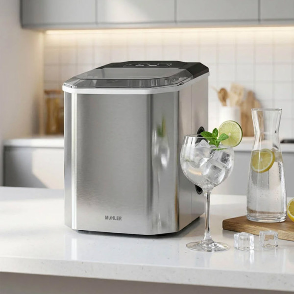 Ледогенератор Muhler ML-1519BS,1.3L подарък Сандвич преса MHT-889S