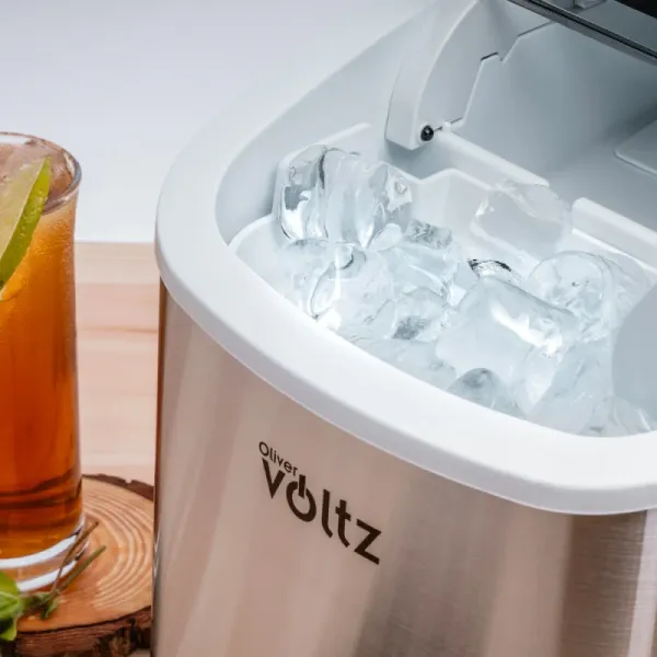 Ледогенератор Voltz OV51447CS, 12кг/24ч,1,3l, Инокс