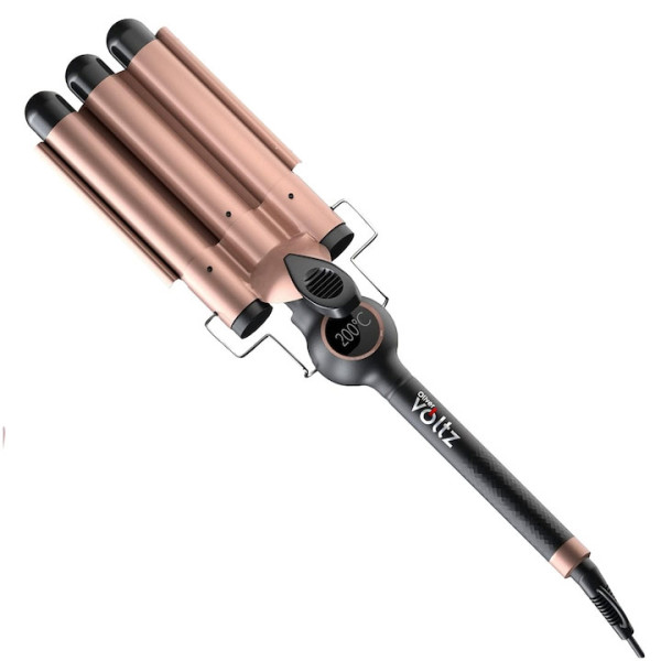 Ретро преса за коса Voltz OV51102D, 60W, черен/златист