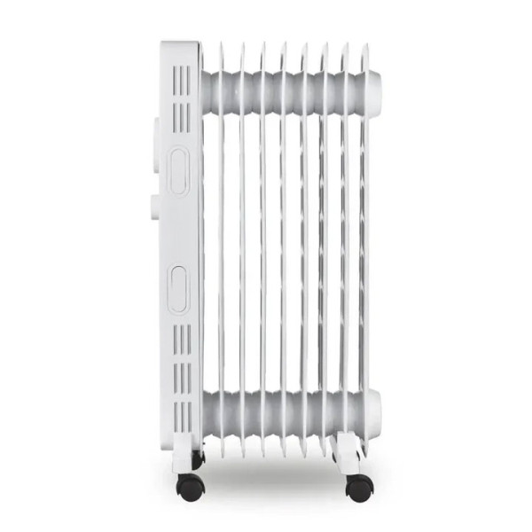 Маслен радиатор KUMTEL KUM-1225S, 2000W, 9 ребра, Бял
