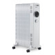 Маслен радиатор KUMTEL KUM-1230S, 2300W, 11ребра,До 25 м², Бял