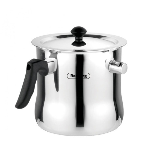 Млековарка Rosberg R51425A, 2.5л ,Свиреща при завиране, Инокс