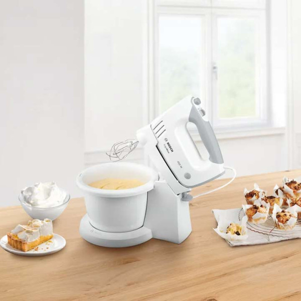 Миксер с купа BOSCH MFQ36460, 450W, бял