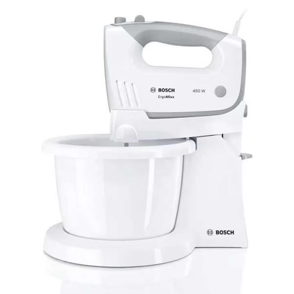 Миксер с купа BOSCH MFQ36460, 450W, бял