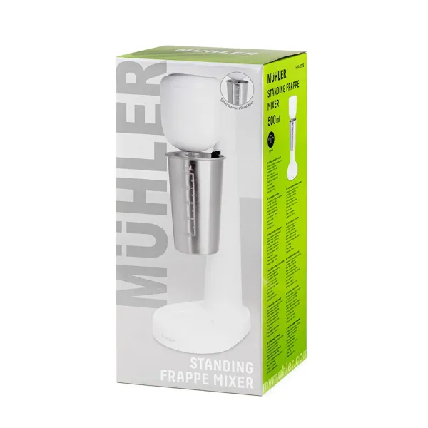 Фрапе миксер стоящ Muhler FMX-277S, Метална чаша
