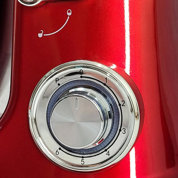 Планетарен миксер Oliver Voltz OV51115A, 2100W, 7.5L, Червен