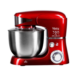 Планетарен миксер Voltz V51115G, 1600W, 5L, Червен металик