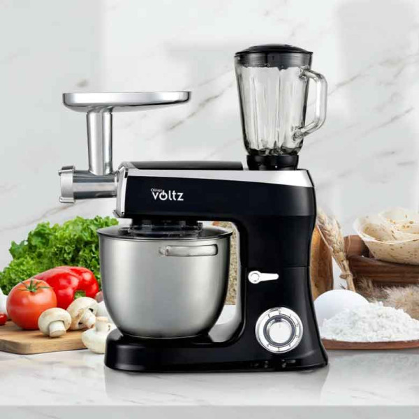 Планетарен миксер Voltz V51115AS Kупа от инокс+блендер+месомелачка