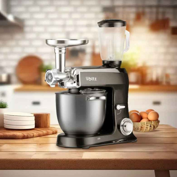Планетарен миксер Voltz V51115AS Kупа от инокс+блендер+месомелачка