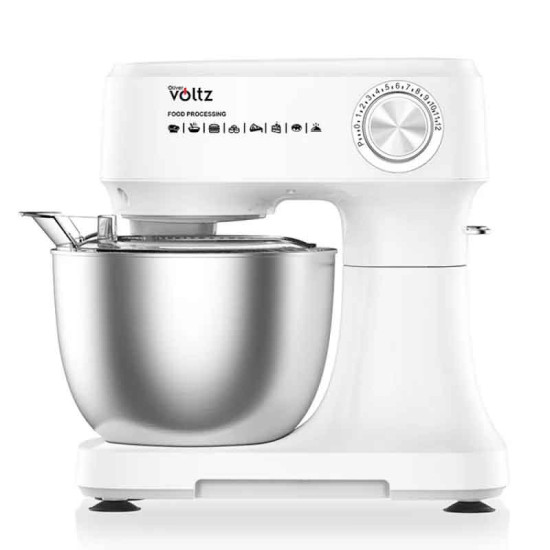 Планетарен миксер с купа от инокс Oliver Voltz OV51115I,БЯЛ