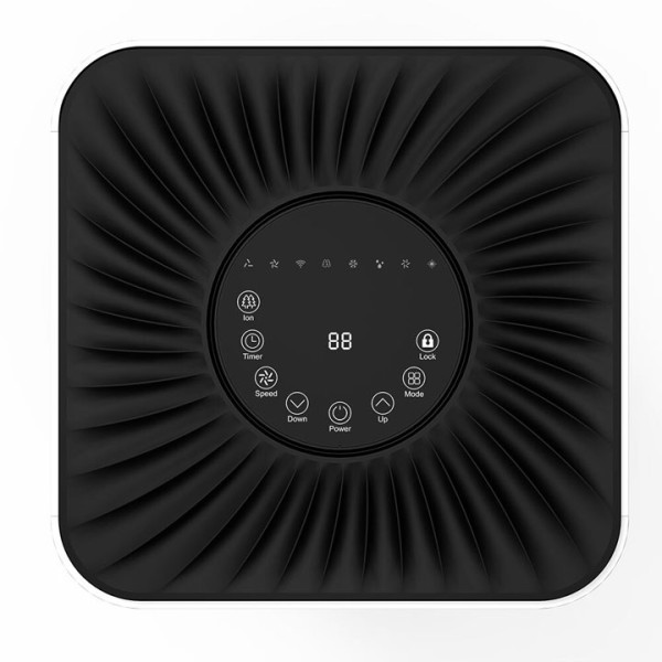 Мобилен климатик HOMA HPA-91C, Охлаждане - 9000BTU, Влагоуловител, Бял