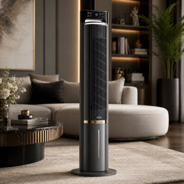 Охладител и освежител за въздух Volts OV51761CT, 75W, дигитален, черен