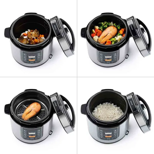 Електрически мултикукър под налягане Muhler MLC-6050P, 5л., Сив