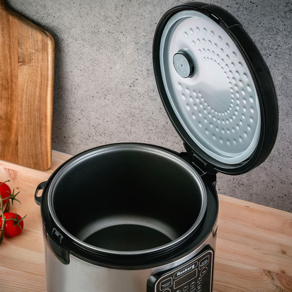 Мултикукър Rosberg R51985F5 с 31 програми, Инокс