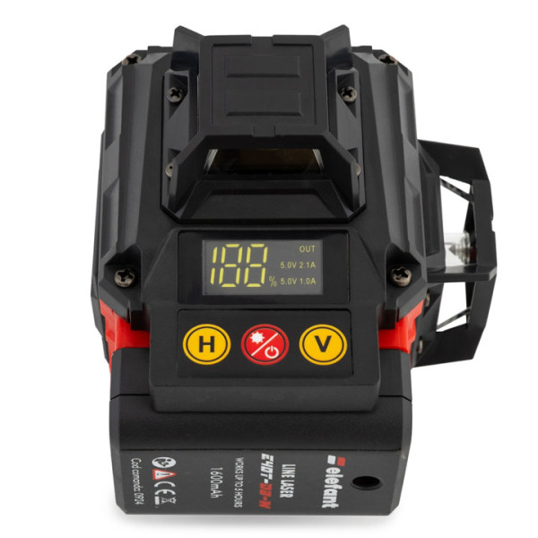 Лазарен нивелир Elefant E40T-DB-M, LED дисплей и тринога 