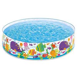 Детски басейн Intex Ocean Life с твърд борд 183х38см
