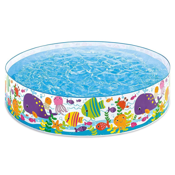 Детски басейн Intex Ocean Life с твърд борд 183х38см