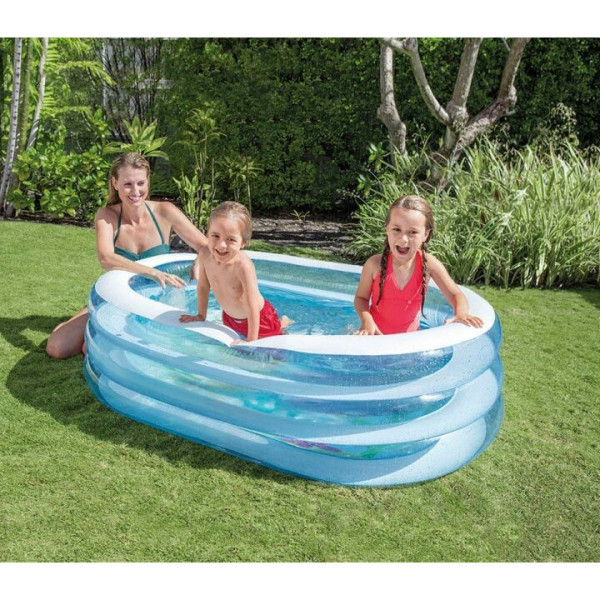 Надуваем басейн Intex 57482 овален 163 x 107 x 46 см