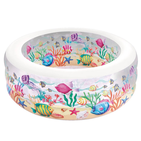 Надуваем детски басейн INTEX 58480 Aquarium 152х56см 