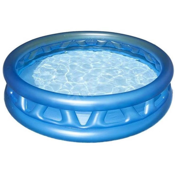 Надуваем басейн с мека страна  INTEX Soft Side 58431NP 188х46см