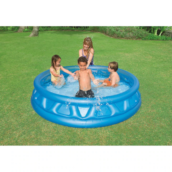 Надуваем басейн с мека страна  INTEX Soft Side 58431NP 188х46см