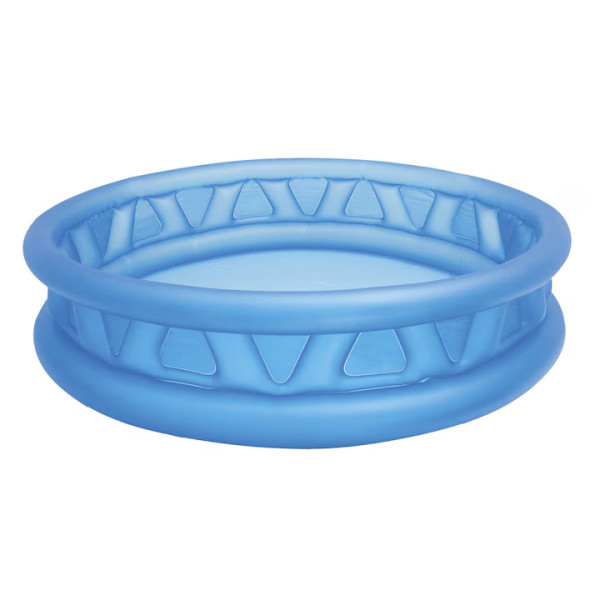Надуваем басейн с мека страна  INTEX Soft Side 58431NP 188х46см