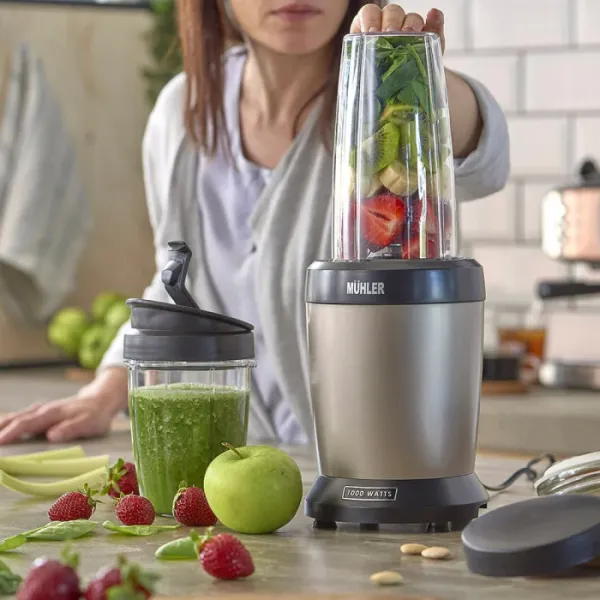 Нутри блендер Muhler MNB-1200,1200w,Old Gold