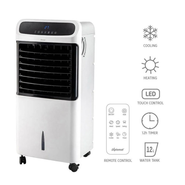 Мобилен Охладител и отоплител Diplomat DX-80CHRC, 5в1