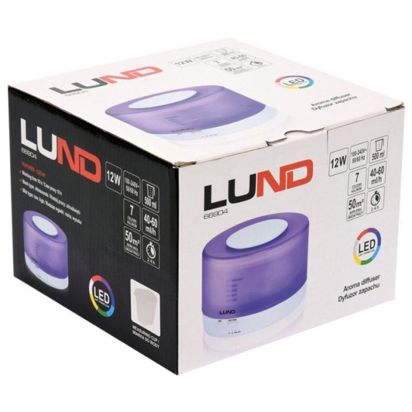 Арома дифузер LUND,WHITE,12W,500ml