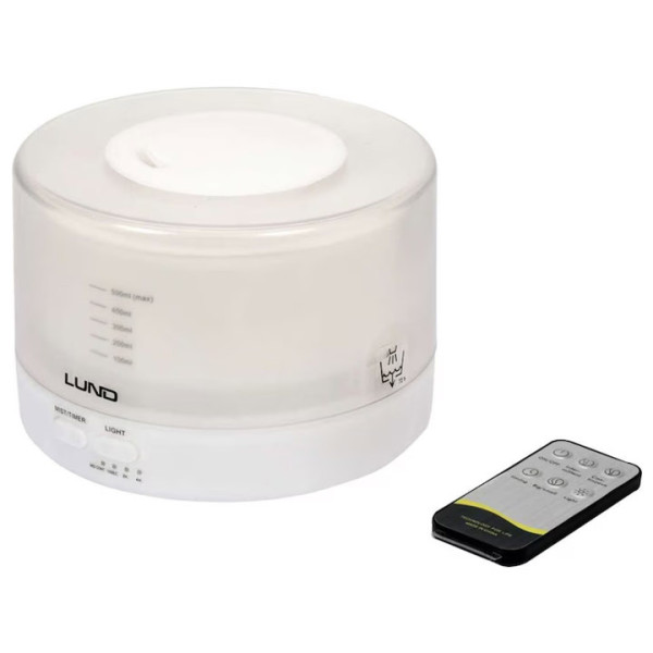 Арома дифузер LUND,WHITE,12W,500ml