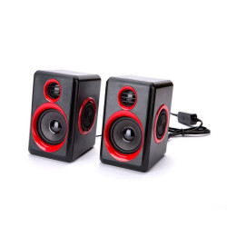 Компютърни колонки  FT-165 Черен/червен