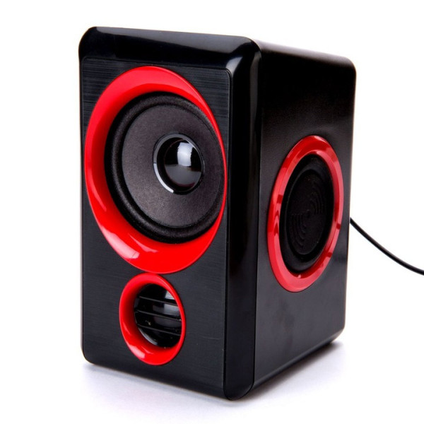 Компютърни колонки  FT-165 Черен/червен