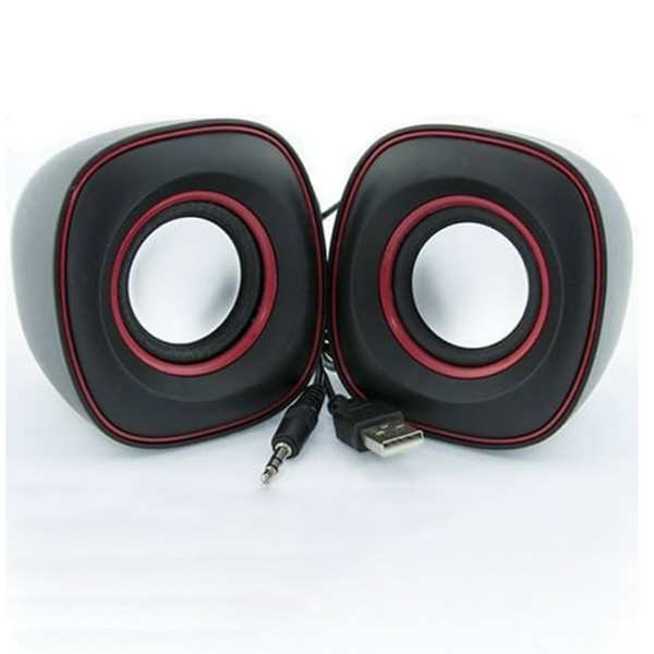 Компютърни колонки G-105 Black/Red кръг