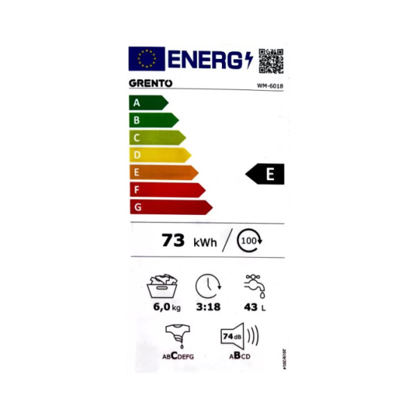 Перална машина Grento WM-6021