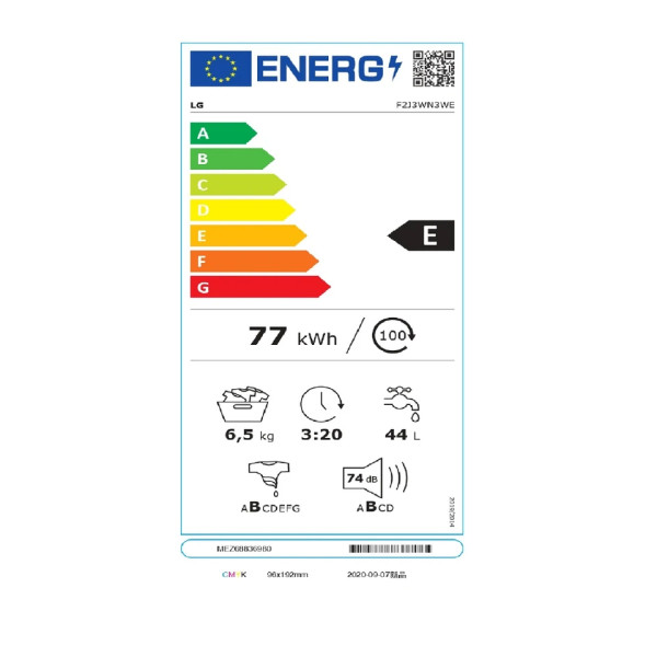 Пералня LG F2J3WN3WE